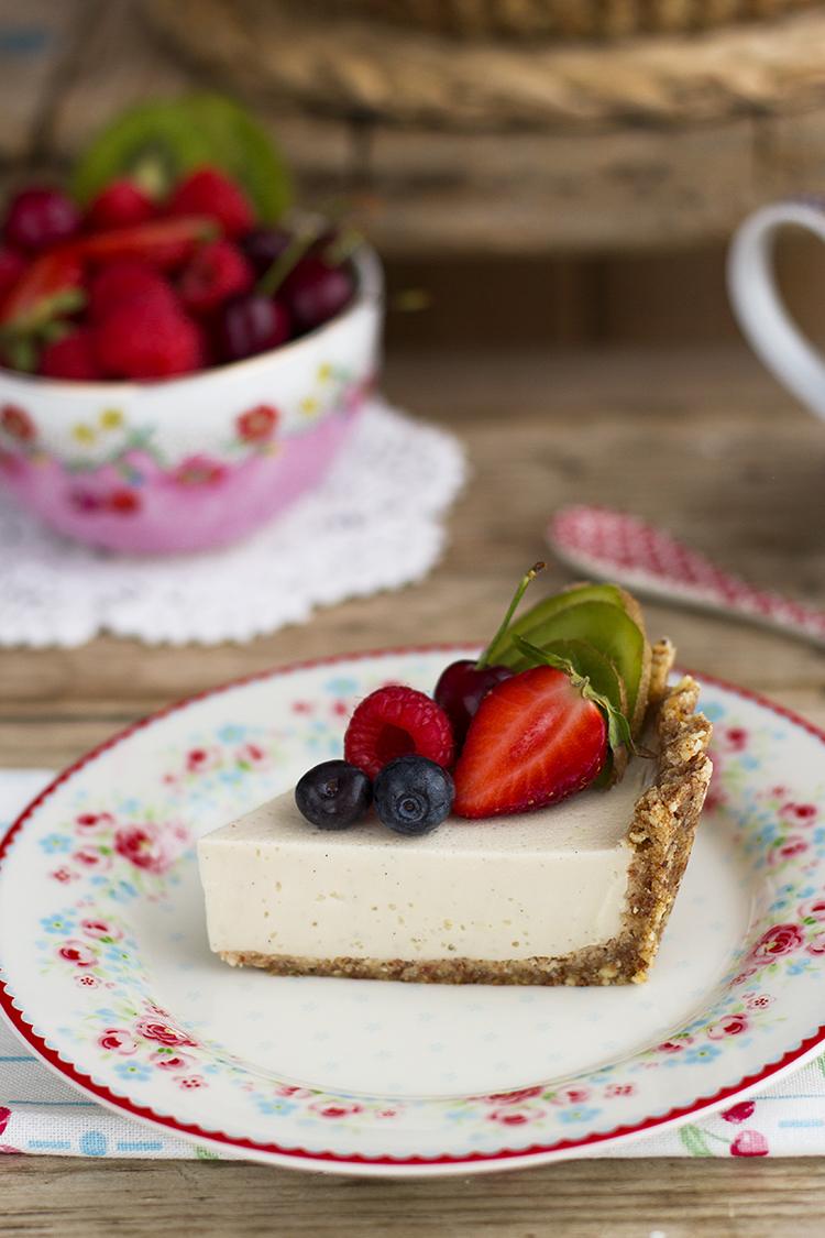 Tarta de Vainilla Vegana Saludable sencilla y tremenda Tarta de Vainilla Vegana Saludable sencilla y tremenda
