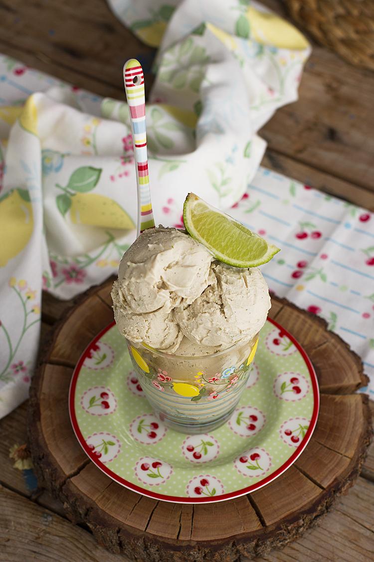 Helado de lima limón saludable el más cremoso de los helados veganos Helado de lima limón saludable el más cremoso de los helados veganos
