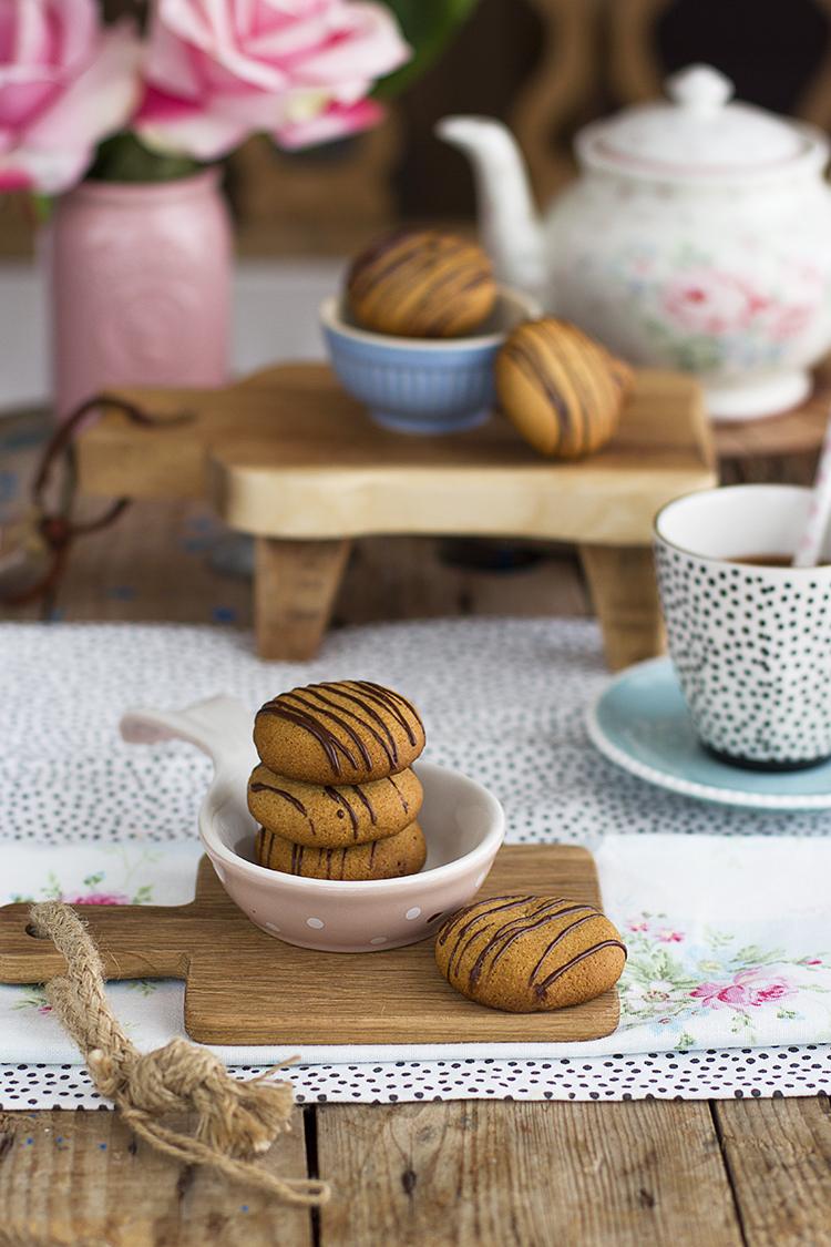 Galletas crujientes con Nutella saludables y super faciles de hacer