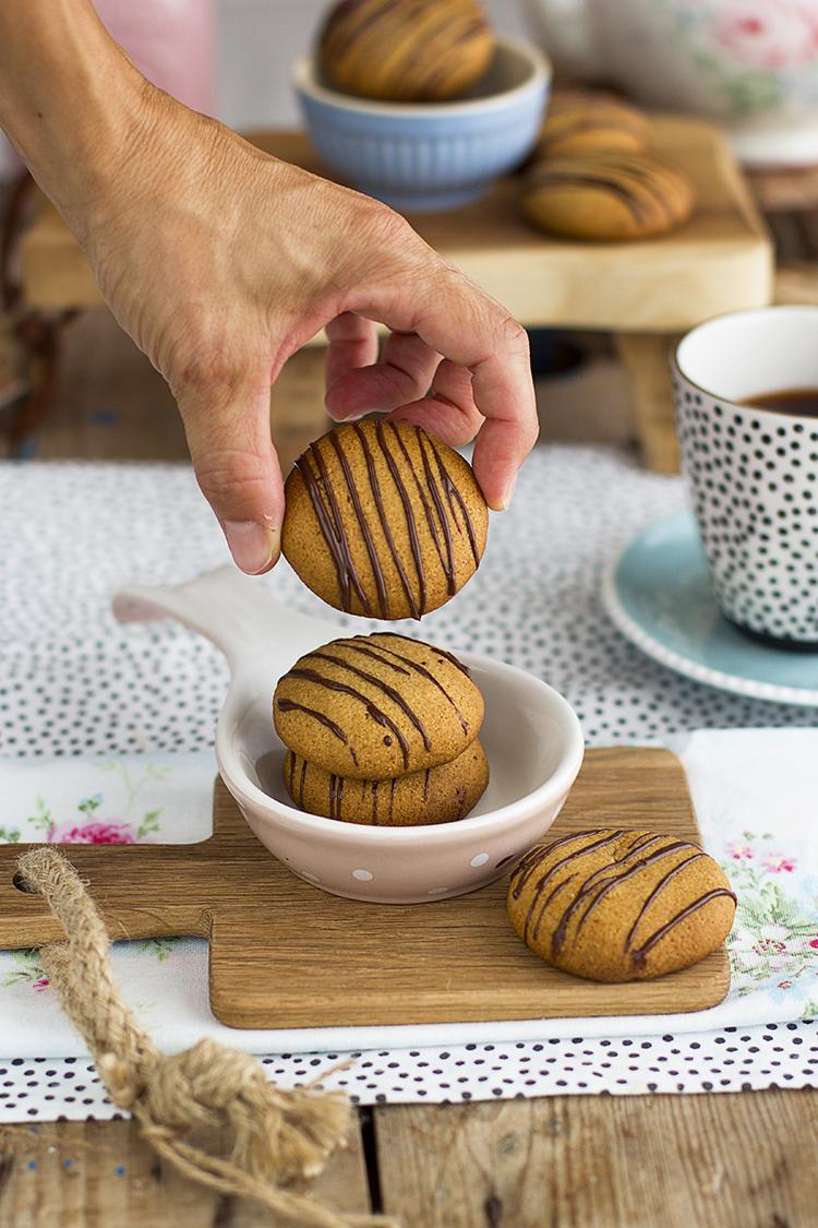 Galletas crujientes con Nutella saludables y super faciles de hacer