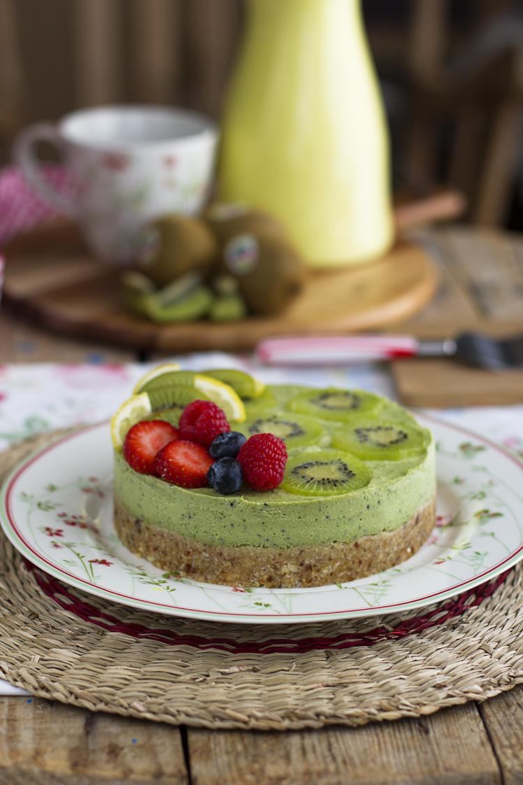Tarta de Kiwis Fácil y saludable en solo 10 minutos