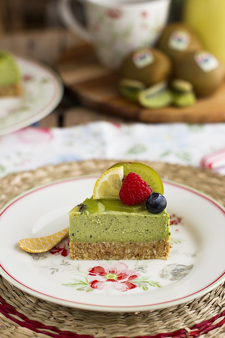 Tarta de Kiwis Fácil y saludable en solo 10 minutos