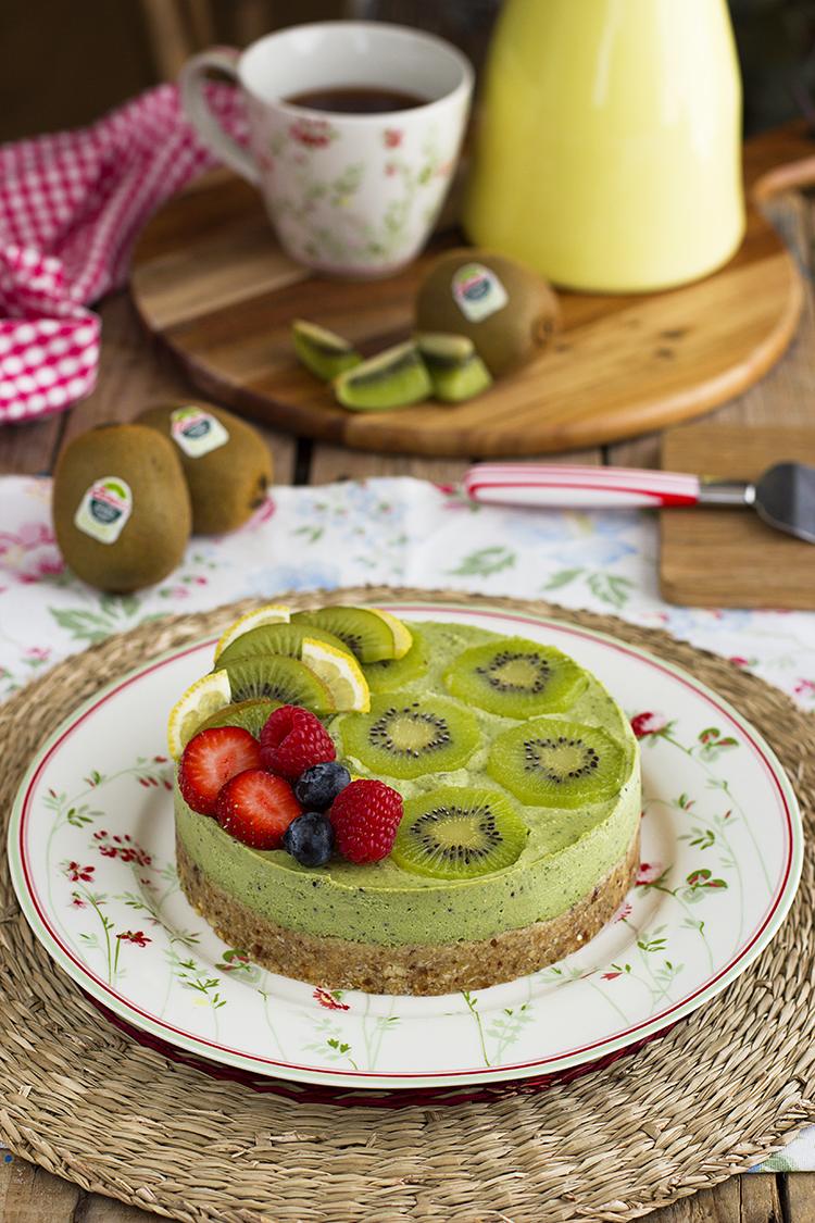 Tarta de Kiwis Fácil y saludable en solo 10 minutos