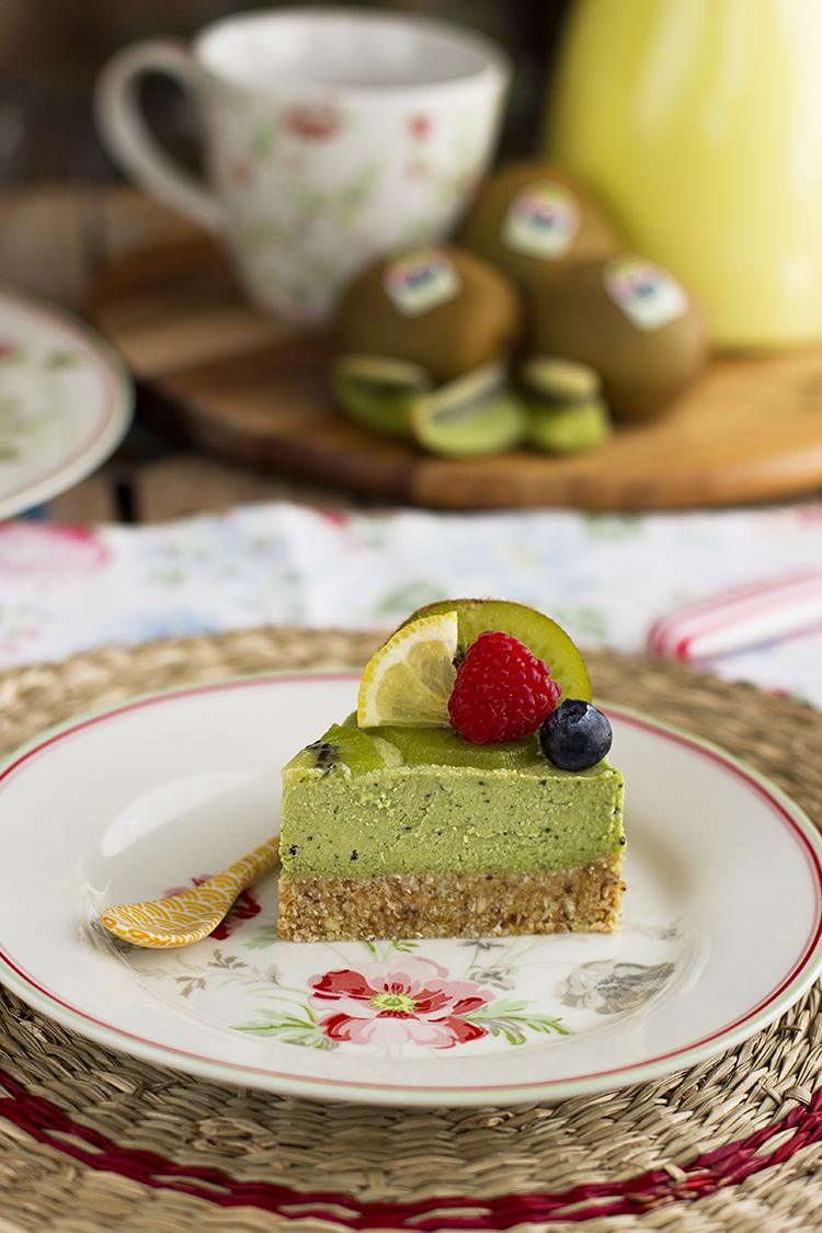 Tarta de Kiwis Fácil y saludable en solo 10 minutos