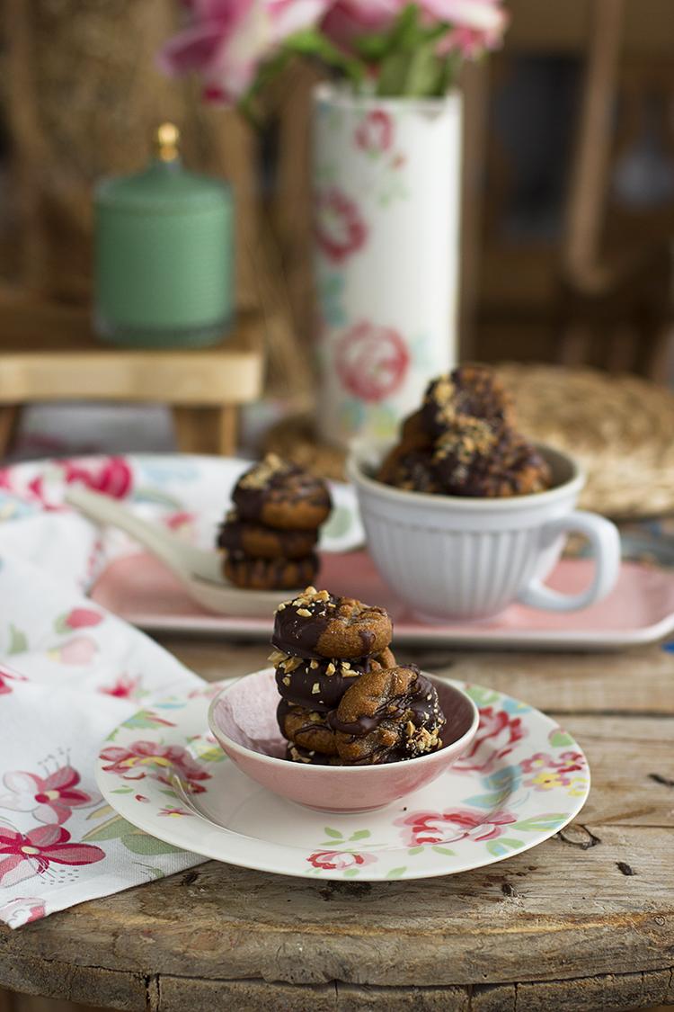 Cookies de Cacahuetes con solo 4 ingredientes, sencilla y saludable Cookies de Cacahuetes con solo 4 ingredientes, sencilla y saludable