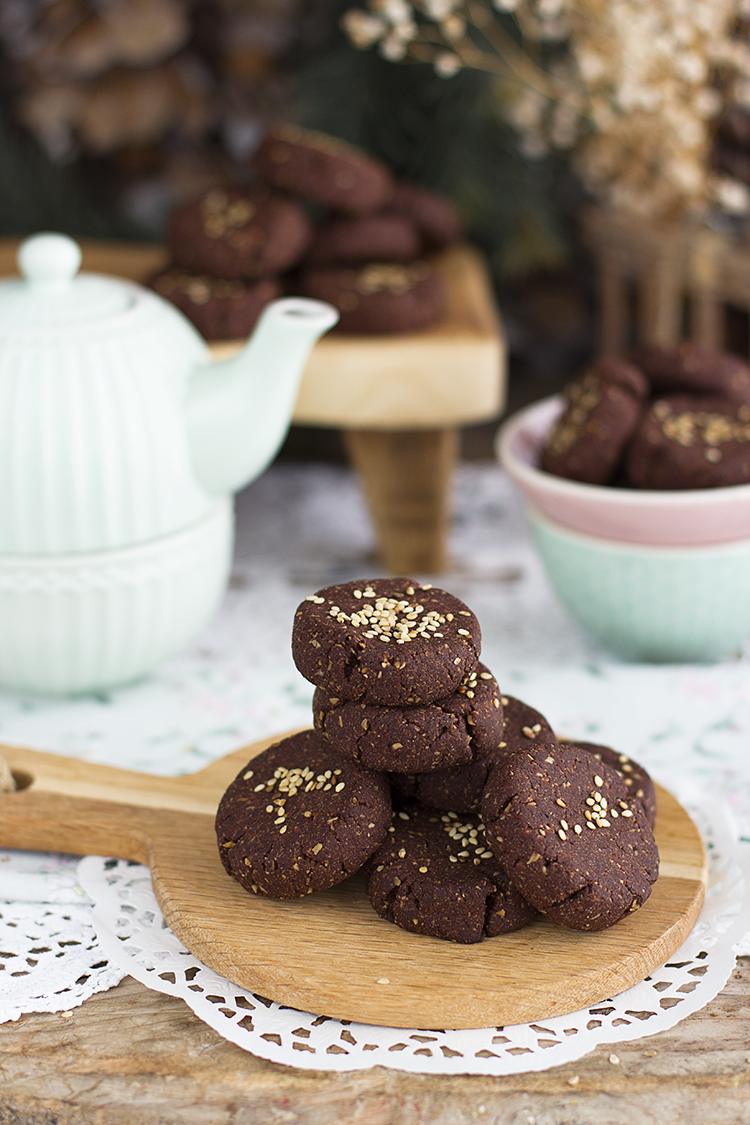 polvorones de chocolate saludables sin azúcar, sin gluten y saludables polvorones de chocolate saludables sin azúcar, sin gluten y saludables