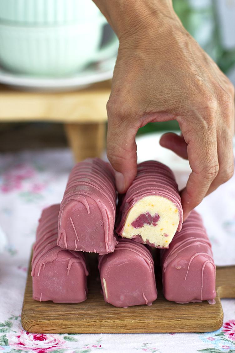 Barritas heladas de Pantera Rosa ricas y fáciles de hacer Barritas heladas de Pantera Rosa ricas y fáciles de hacer