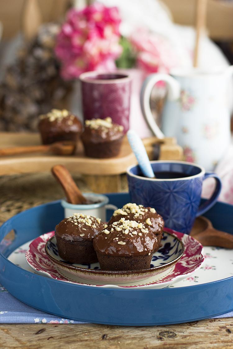 Muffins Ferrero Saludables, una combinación brutal de sabor y saludable Muffins Ferrero Saludables, una combinación brutal de sabor y saludable