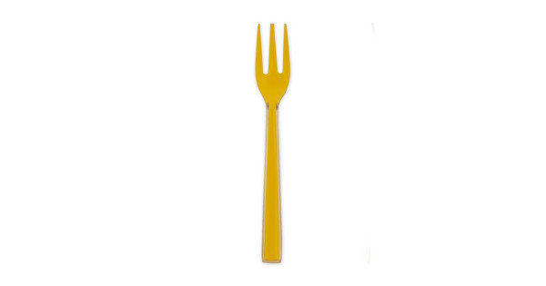 Tenedor de metal Amarillo Pip Studio