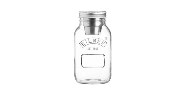 Tarro de cristal con tapa Snack on the Go 1L Kilner