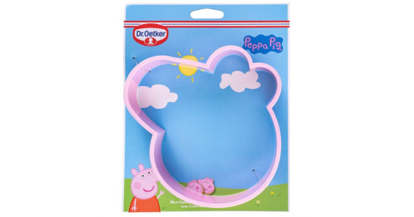 Cortante de galleta Grande Peppa Pig Dr Oetker