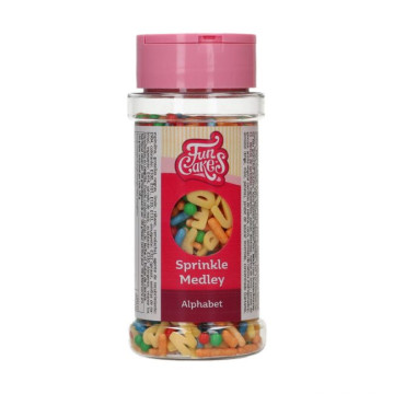 Sprinkles Mix Confeti Alfabeto 65 g Funcakes