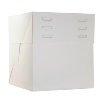 Caja para tartas rectangular de 40 cm x 30 cm con altura ajustable