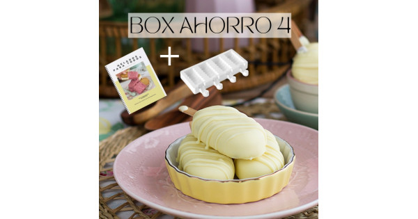 Box AHORRO HELADOS 4 Moldes Tango