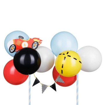 Topper para tarta Globos Coches PartyDeco