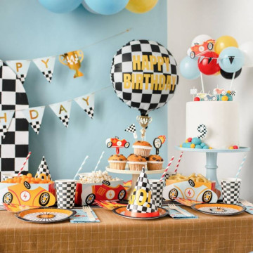 Topper para tarta Globos Coches PartyDeco