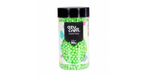 Sprinkles Perlas Verde 4 mm 90 g Azucren