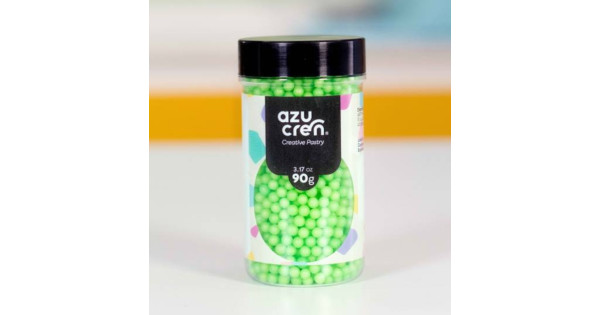 Sprinkles Perlas Verde 4 mm 90 g Azucren