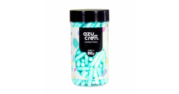 Sprinkles Palos de azúcar Mix Azul Turquesa 80 g Azucren