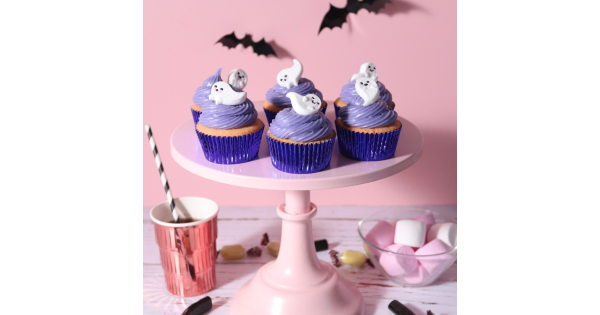 Decoraciones comestibles Fantasmas Divertidos Halloween (12) PME