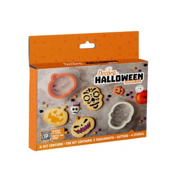 Pack de Cortantes + Stencils Calavera y Calabaza Halloween (4) Decora Italia