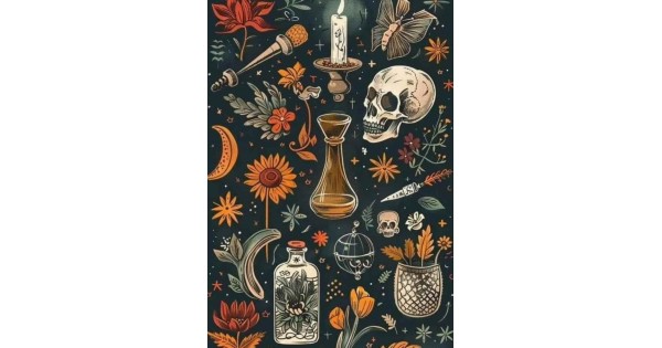 Papel de azúcar Pócima Halloween (A4) Megasilvita