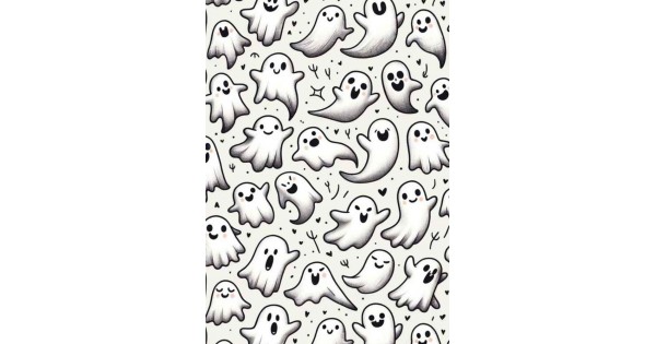 Papel de azúcar Fantasma Travieso Halloween (A4) Megasilvita