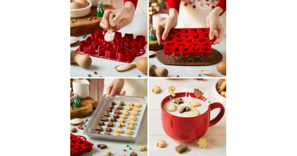 Cortador Mini Galletas CupCookies Navidad Decora Italia