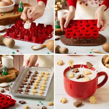 Cortador Mini Galletas CupCookies Navidad Decora Italia