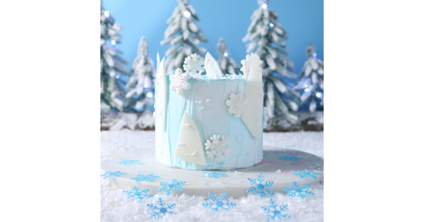 Decoraciones comestibles Copos de Nieve Navidad (12) PME