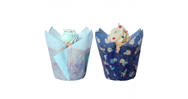 Cápsulas de Muffins Frozen Navidad (24) PME