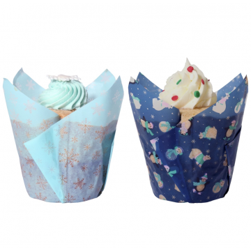 Cápsulas de Muffins Frozen Navidad (24) PME