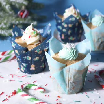 Cápsulas de Muffins Frozen Navidad (24) PME