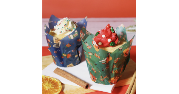 Cápsulas de Muffins Taller de Santa Claus Navidad (24) PME