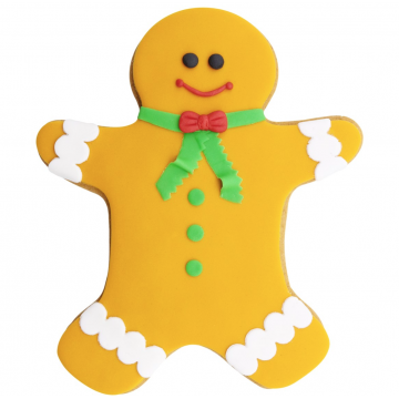 Cortante de galleta Grande Muñeco de Jengibre Navidad PME-5