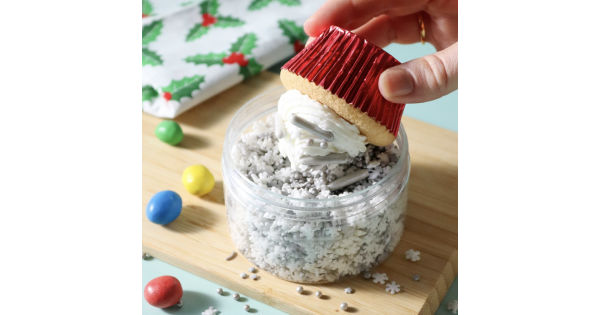 Sprinkles Mix Copos Brillantes Platas Navidad 160 g PME-3