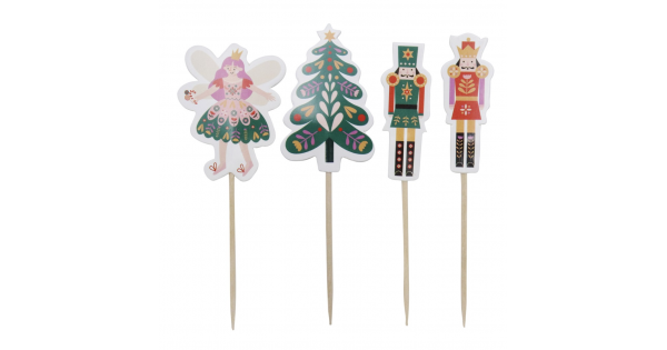 Pack 24 Toppers Cascanueces Navidad PME-1