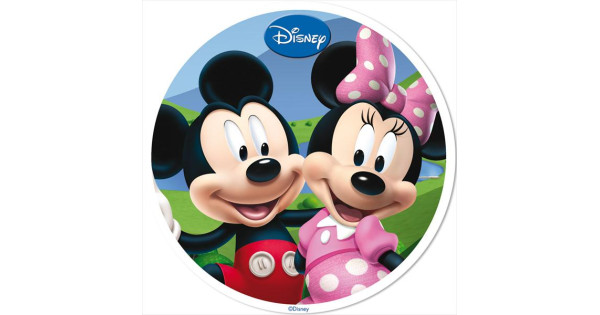 Oblea comestible Minnie y Mickey Mouse Amor 1