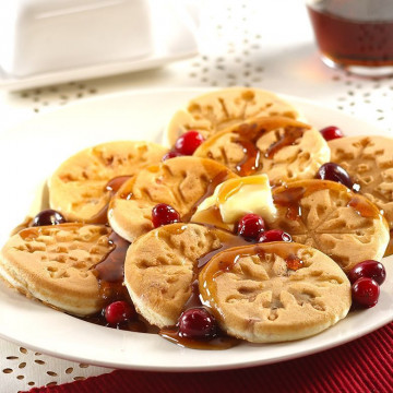 Sartén Antiadherente Pancakes SnowFlakes Nordic Ware