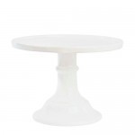 Cake Stand De Cerámica 15cm Blanco