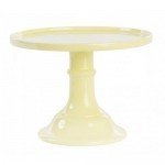 Cake Stand De Cerámica Amarillo 15 Cm