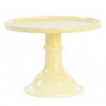 Cake Stand De Cerámica Amarillo 25 Cm