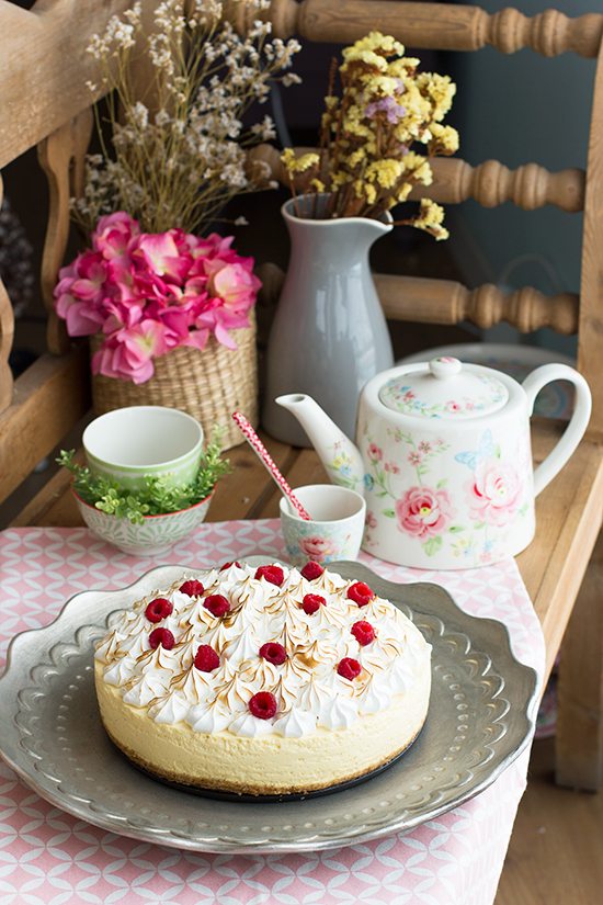 Tarta De Queso Con Fruta De La Pasion 1