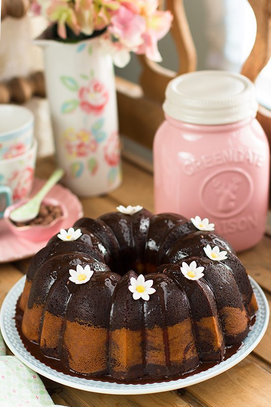 Bundt Cake De Chocolate Y Queso 2