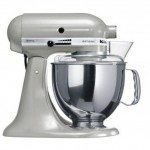 Kitchen Aid Robot Mezcladora Plata Metalico