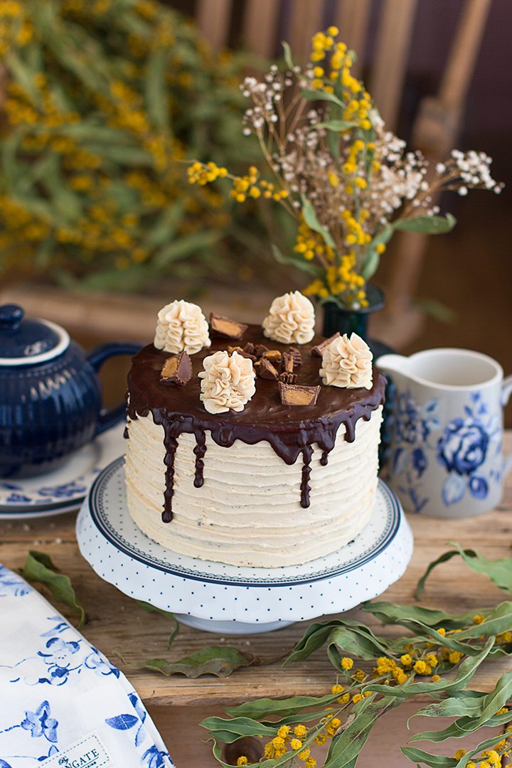 Tarta De Chocolate Y Mantequilla De Cacahuete 2