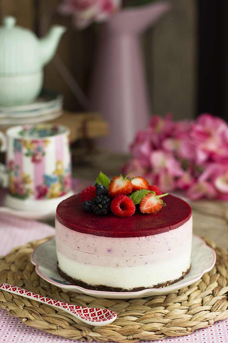 Cheesecake De Frutos Rojos 2