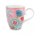 TAZA CON ASA MEDIANA SPRING TO LIFE ROSA PIP STUDIO