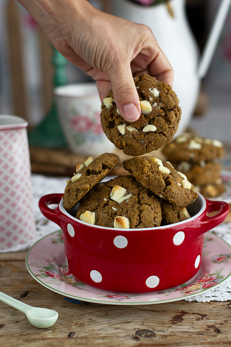 Cookies De Calabaza Turron Y Chocolate Blanco 2