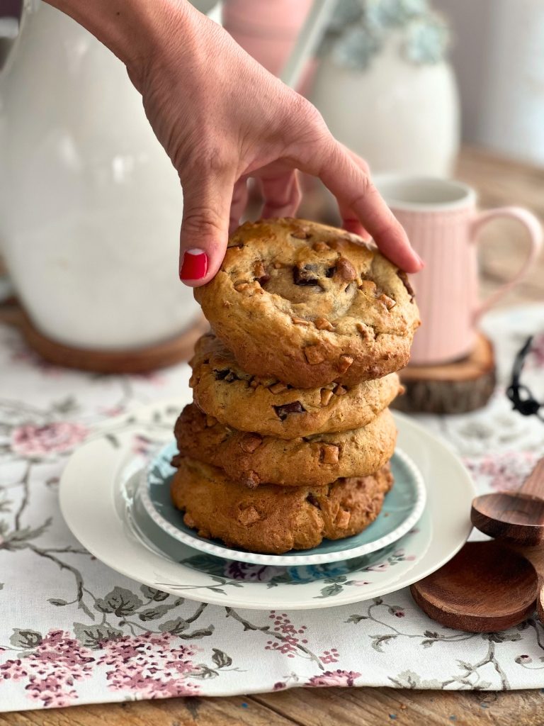 cookies banoffe la cookie de plátano y dulce de leche